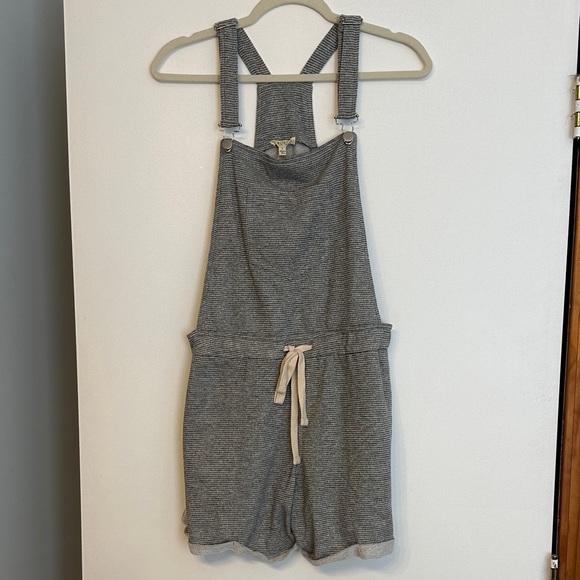 Kori Pants - NWT Kori Gray Striped Overalls